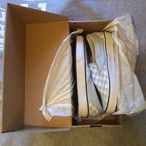 Vans checkered slip-ons. Women’s size 8/Men’s 6.5